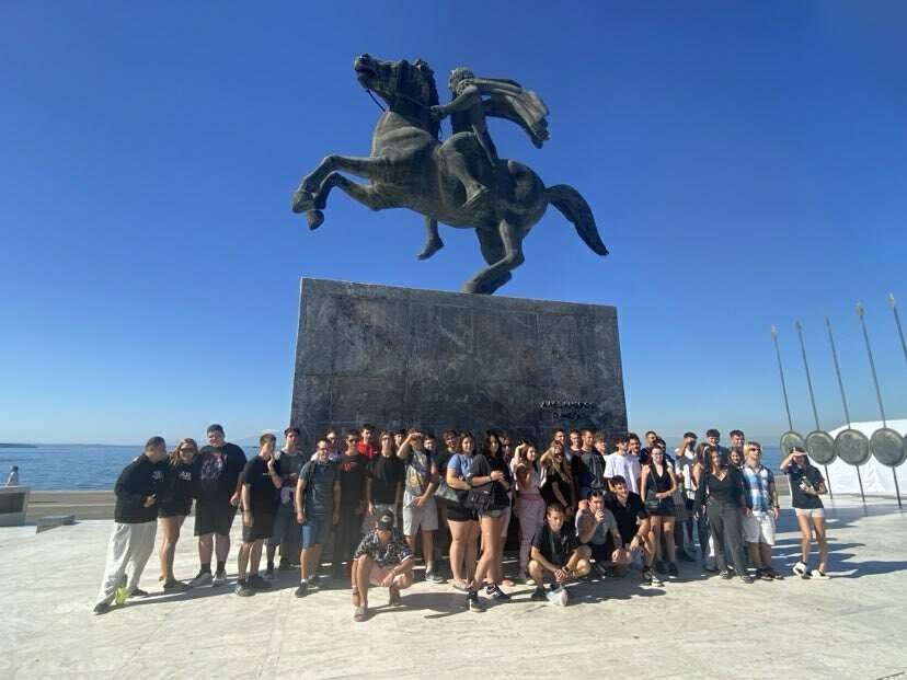 Szterényis diákok szakmai úton