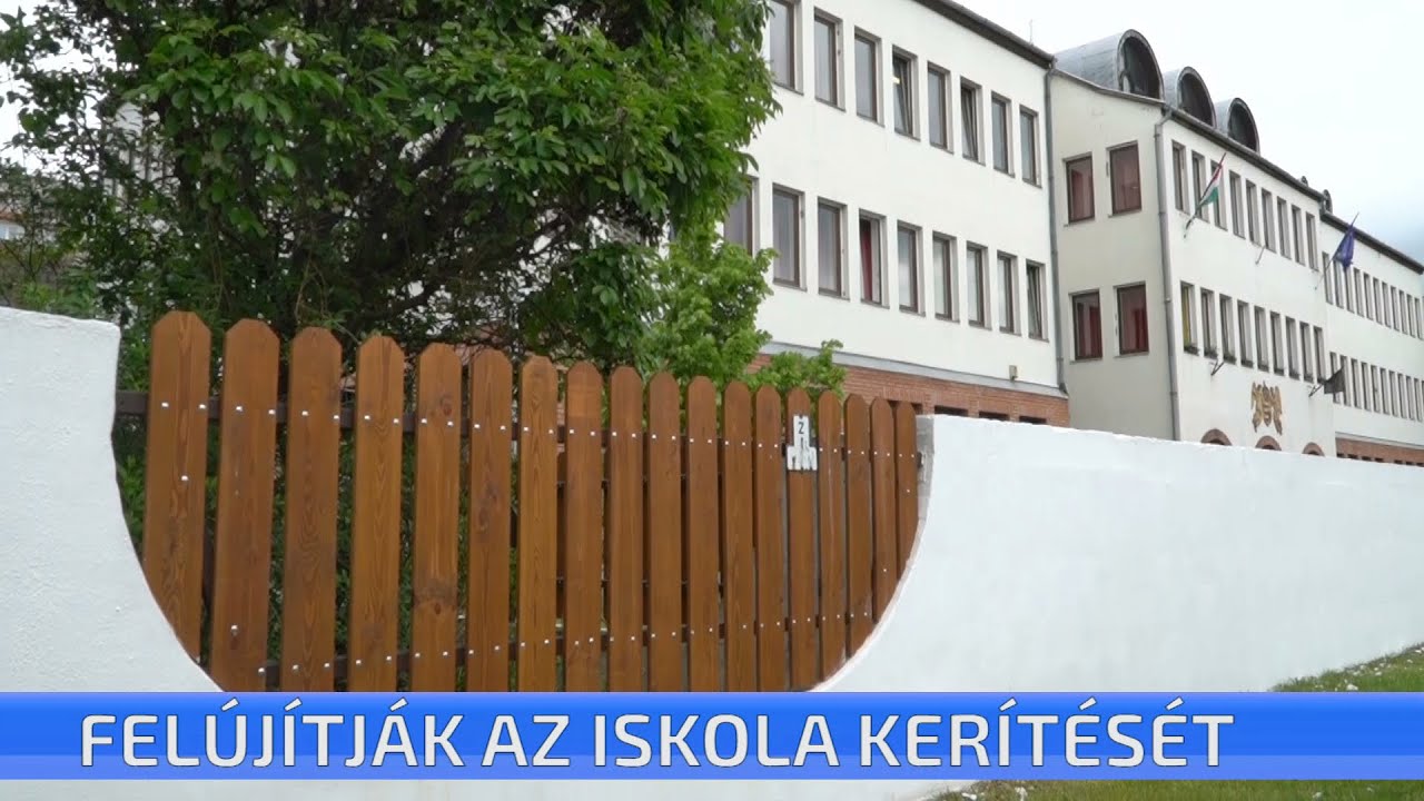 Felújítják az Unghváry iskola kerítését