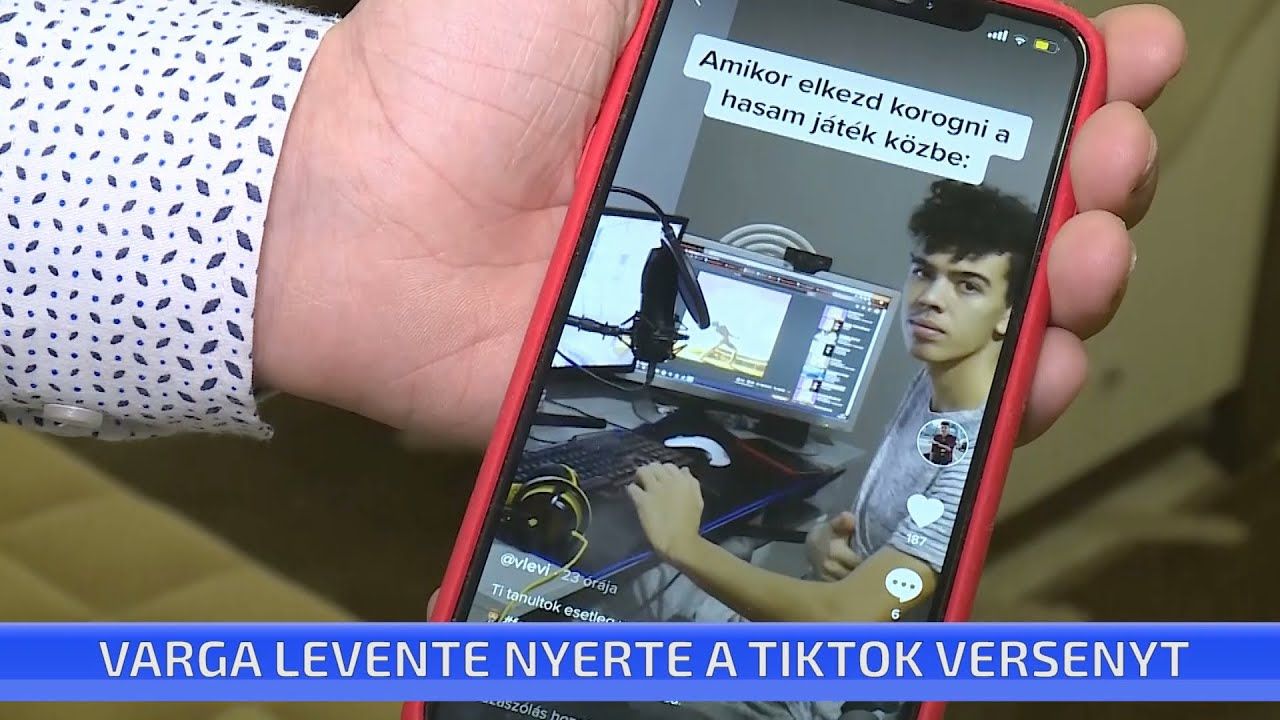 Varga Levente nyerte a TikTok versenyt
